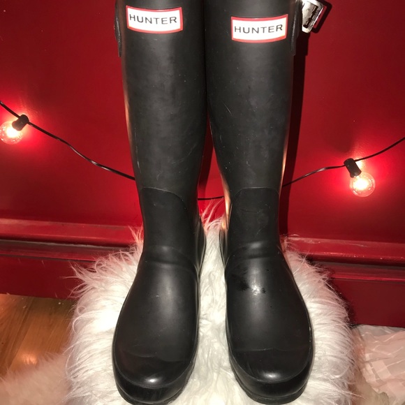 Hunter Shoes - Hunter: Black Rainboots